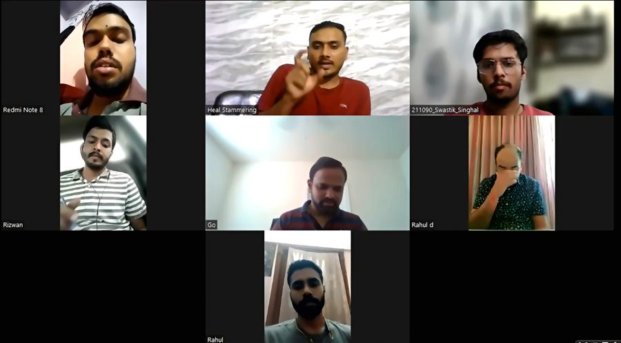 Heal Stammering online training video call session 7