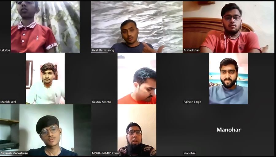 Heal Stammering online training video call session 9