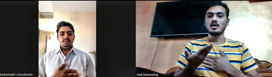 Heal Stammering online training video call session 51